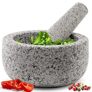 Heavy Duty Large Mortar And Pestle Set For Making Fresh Guacamole
